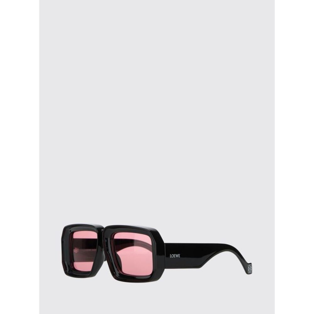 Loewe Men Rectangular Aviator Sunglasses Loewe In Acetate With Contrast Logo
